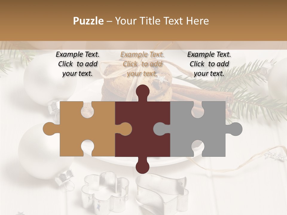 Cinnamon Chocolate Cut PowerPoint Template