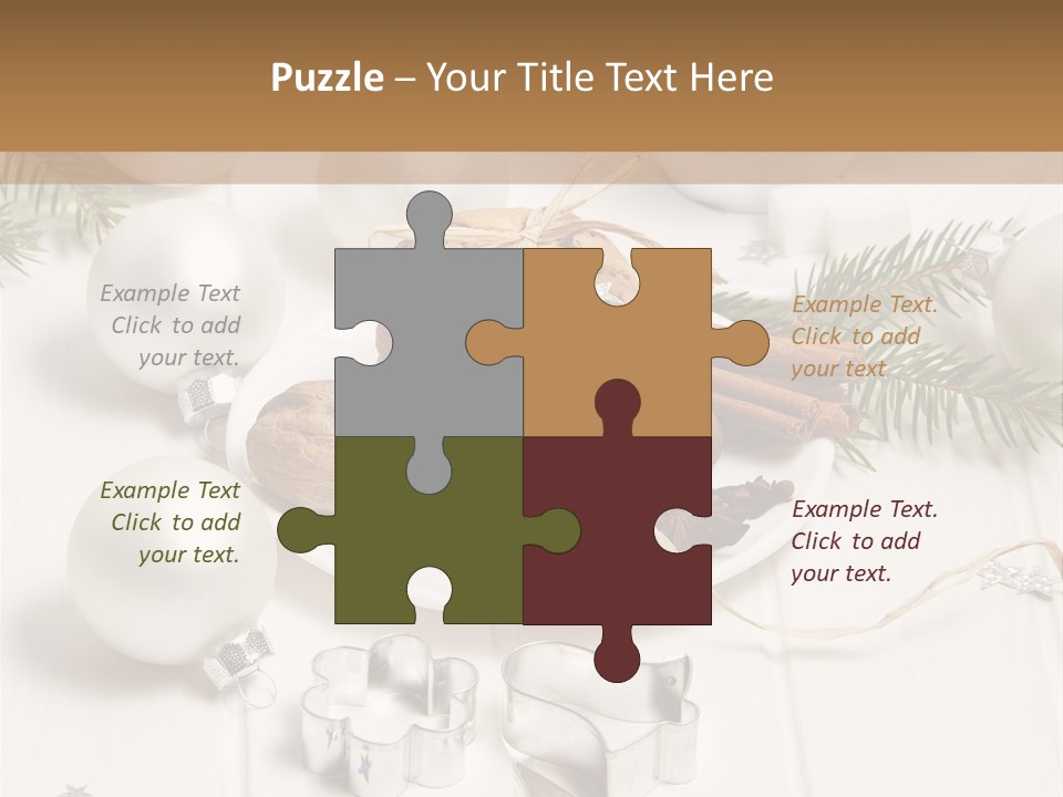 Cinnamon Chocolate Cut PowerPoint Template