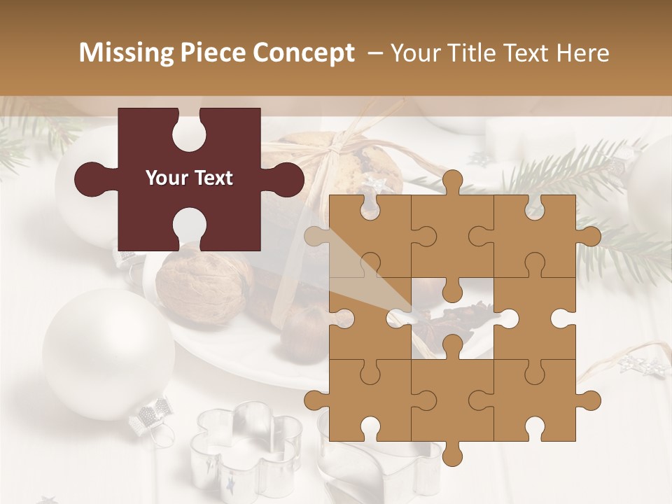 Cinnamon Chocolate Cut PowerPoint Template