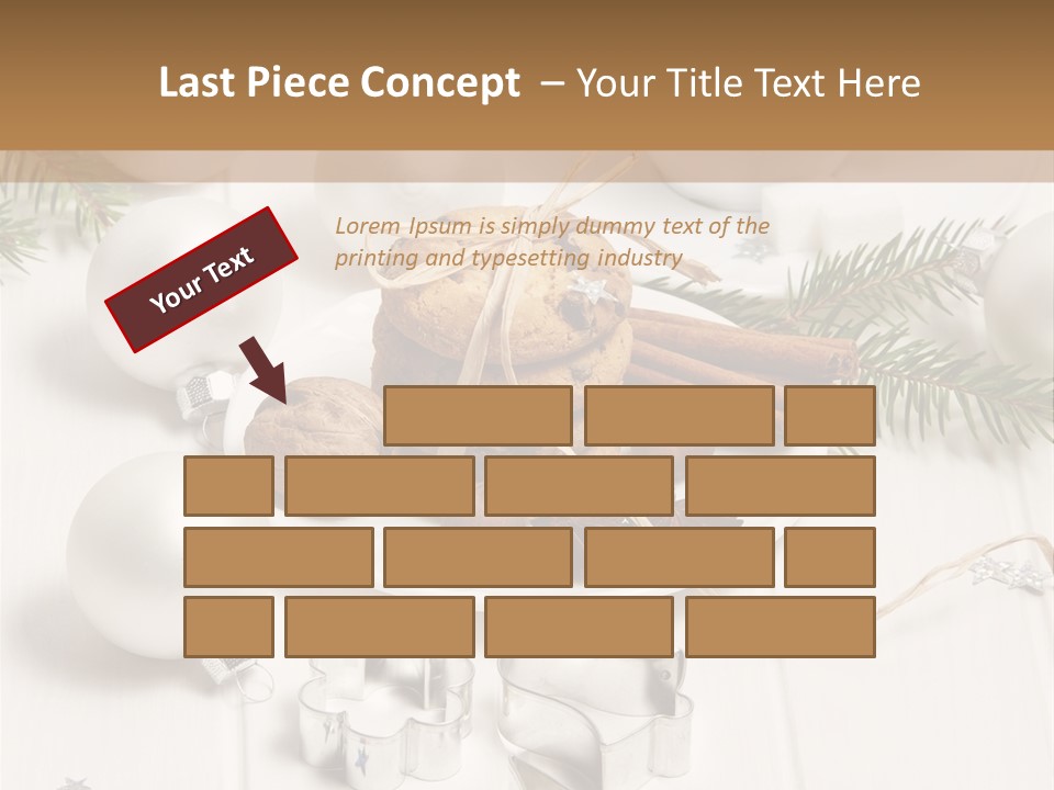 Cinnamon Chocolate Cut PowerPoint Template