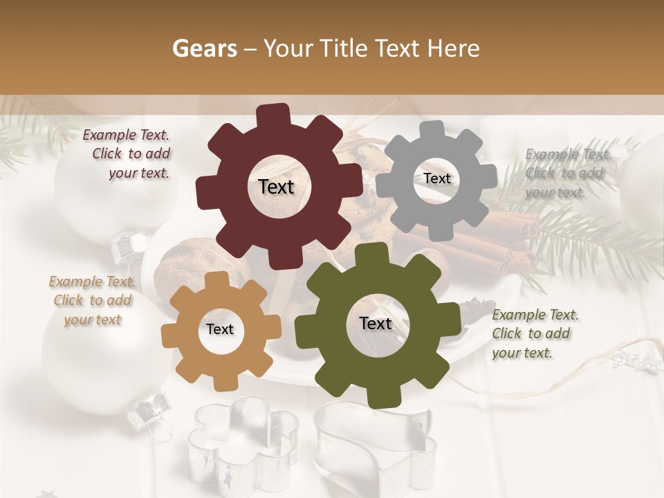 Cinnamon Chocolate Cut PowerPoint Template