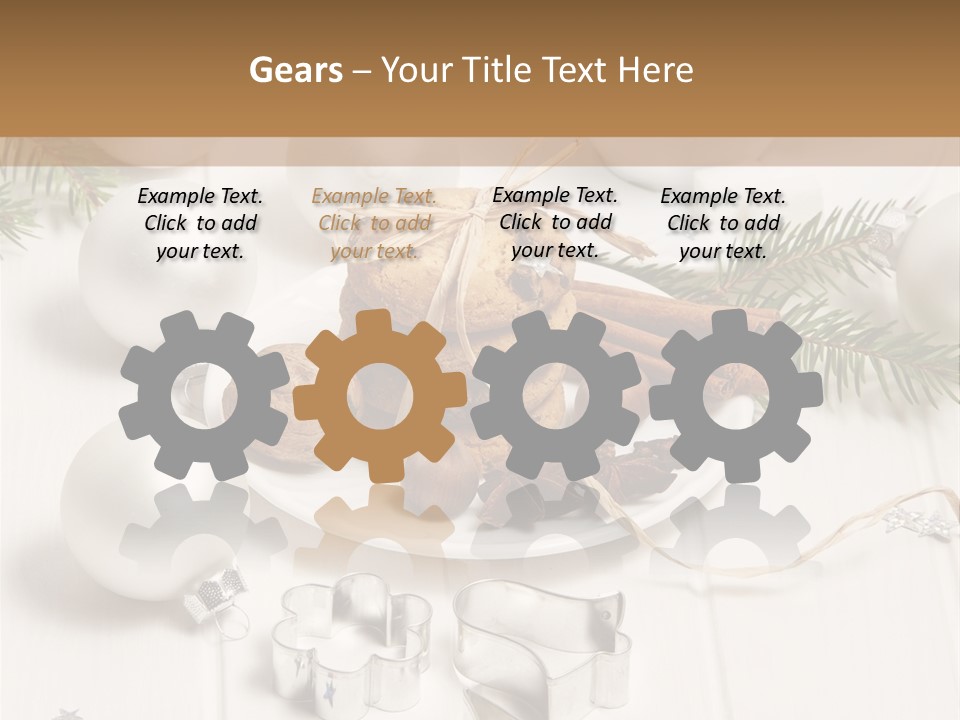 Cinnamon Chocolate Cut PowerPoint Template