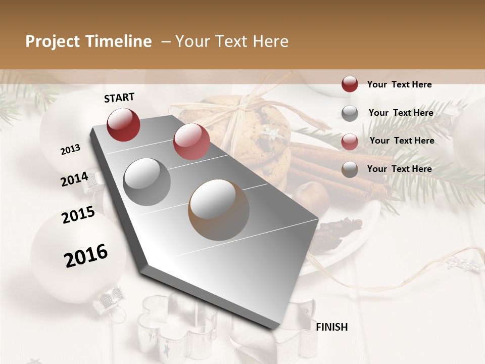 Cinnamon Chocolate Cut PowerPoint Template