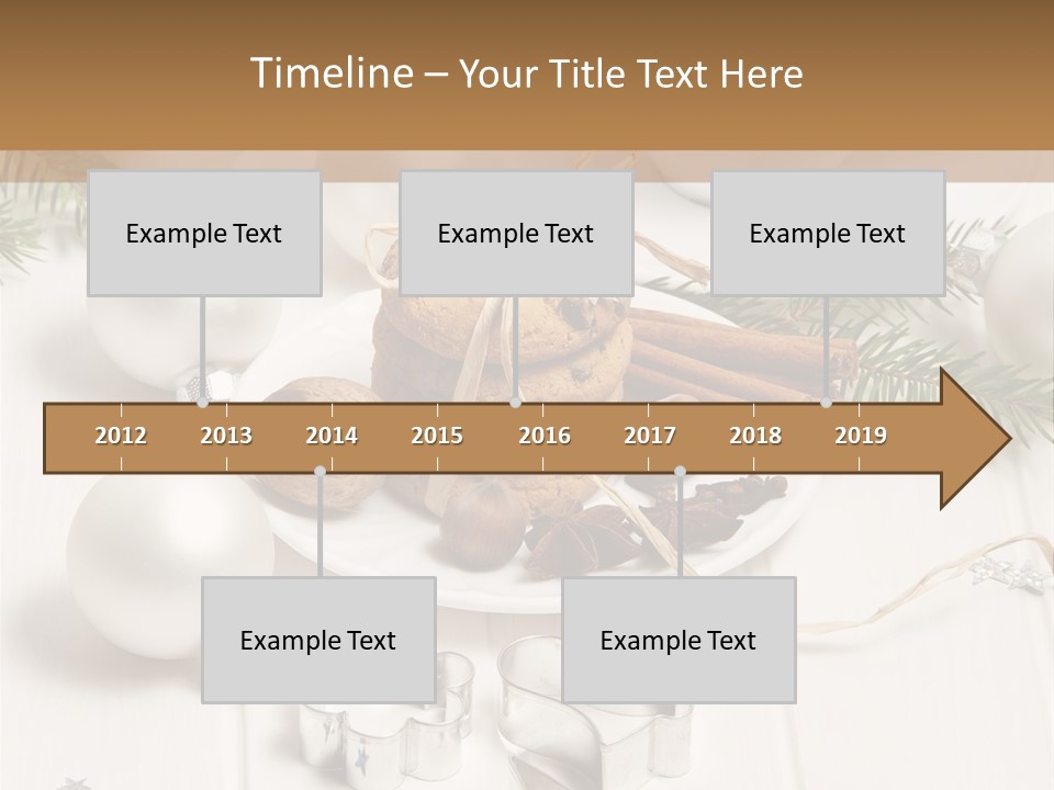 Cinnamon Chocolate Cut PowerPoint Template
