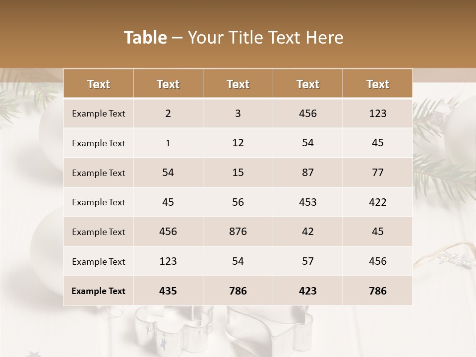 Cinnamon Chocolate Cut PowerPoint Template