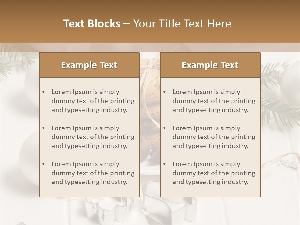 Cinnamon Chocolate Cut PowerPoint Template