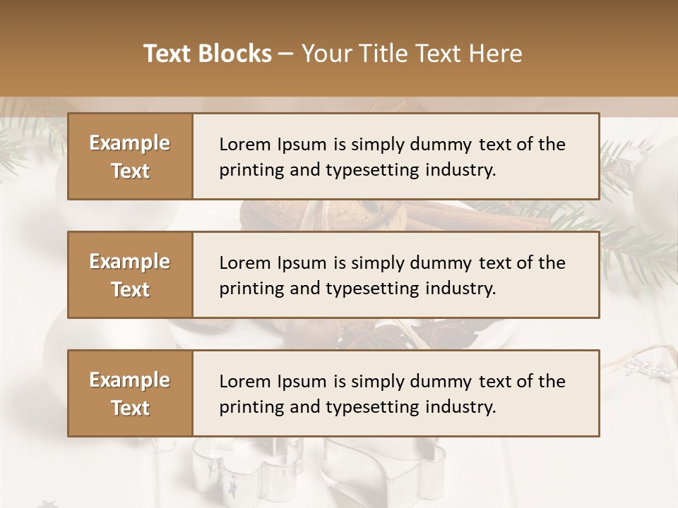 Cinnamon Chocolate Cut PowerPoint Template