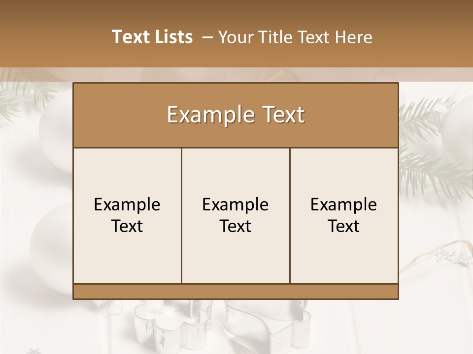 Cinnamon Chocolate Cut PowerPoint Template