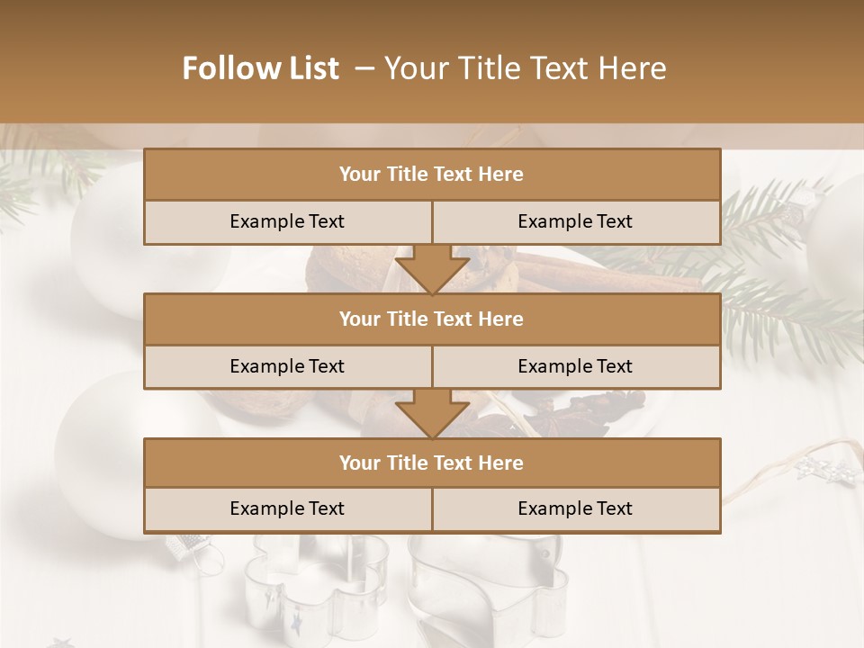 Cinnamon Chocolate Cut PowerPoint Template
