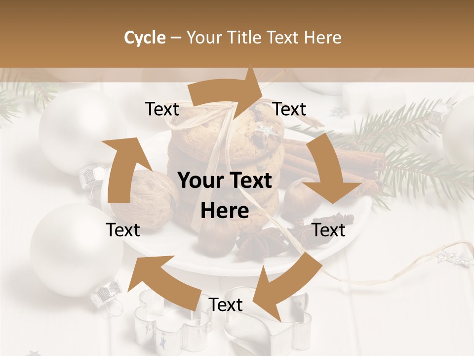 Cinnamon Chocolate Cut PowerPoint Template