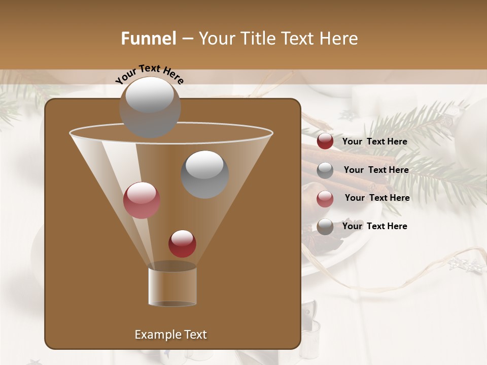 Cinnamon Chocolate Cut PowerPoint Template