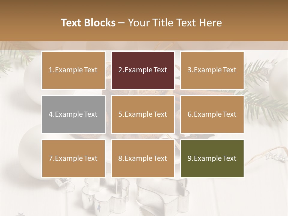 Cinnamon Chocolate Cut PowerPoint Template