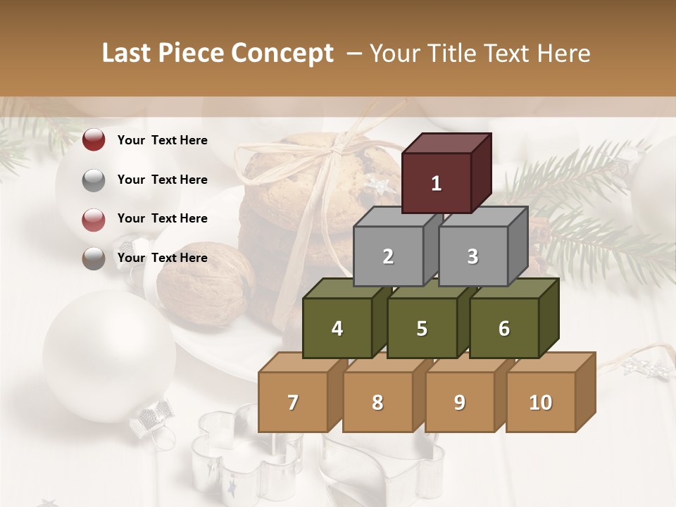 Cinnamon Chocolate Cut PowerPoint Template