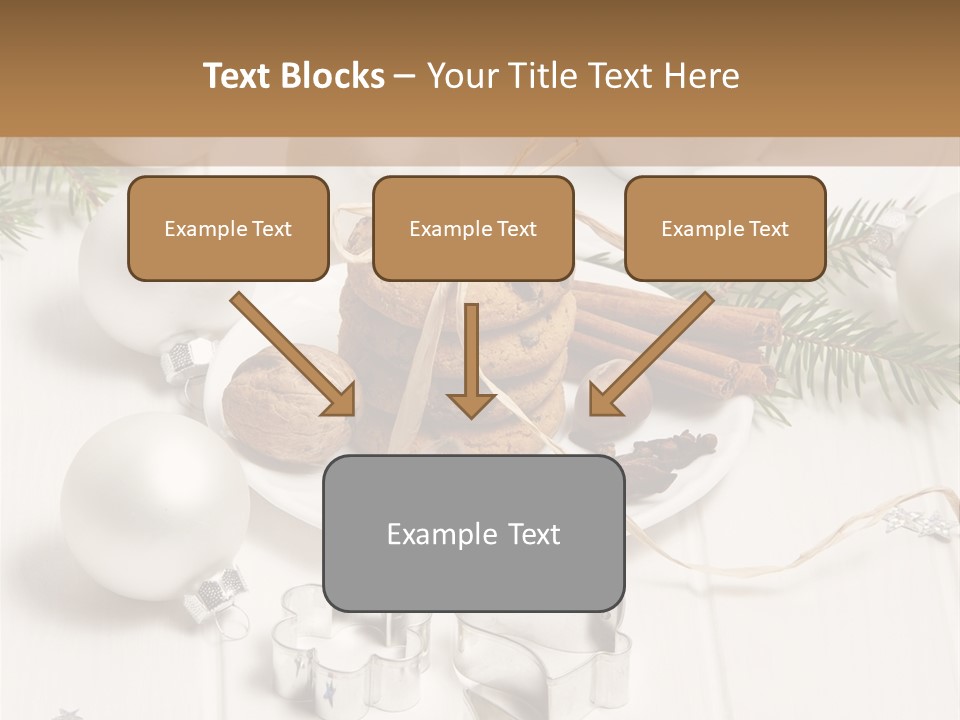 Cinnamon Chocolate Cut PowerPoint Template