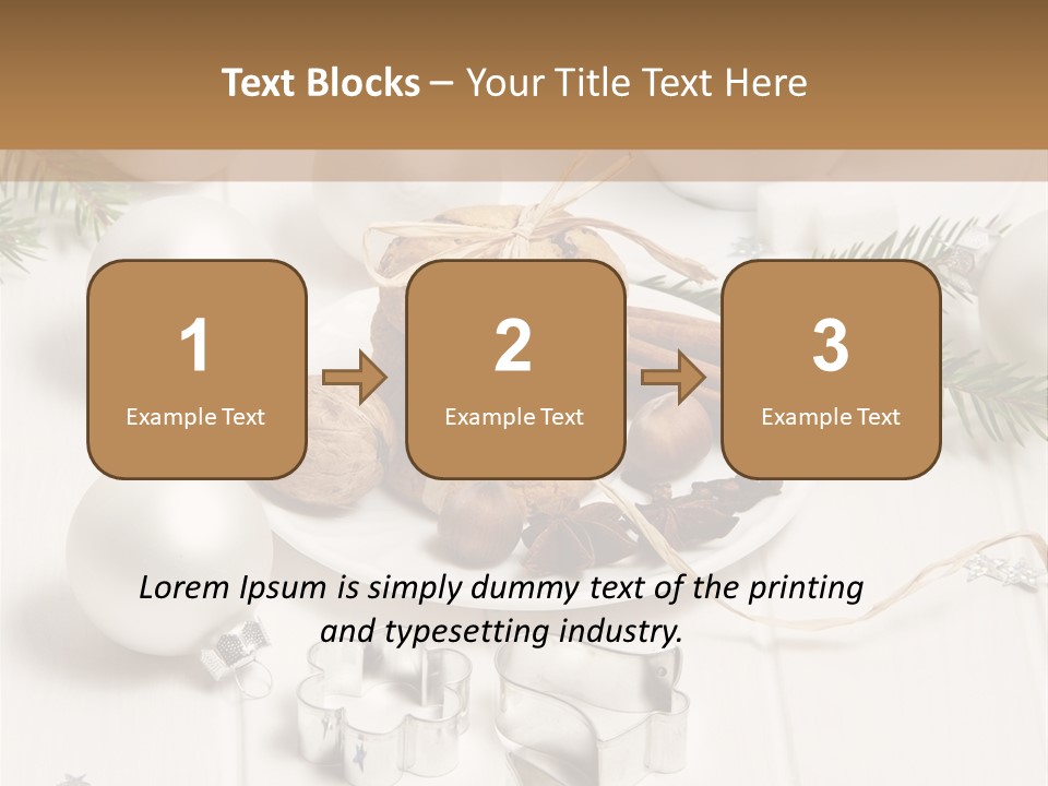 Cinnamon Chocolate Cut PowerPoint Template