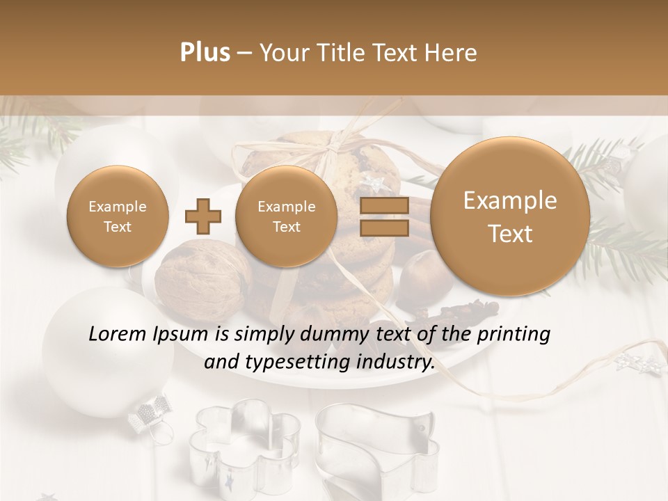 Cinnamon Chocolate Cut PowerPoint Template