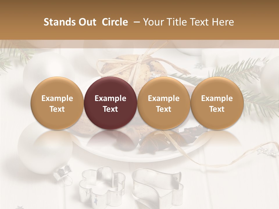 Cinnamon Chocolate Cut PowerPoint Template