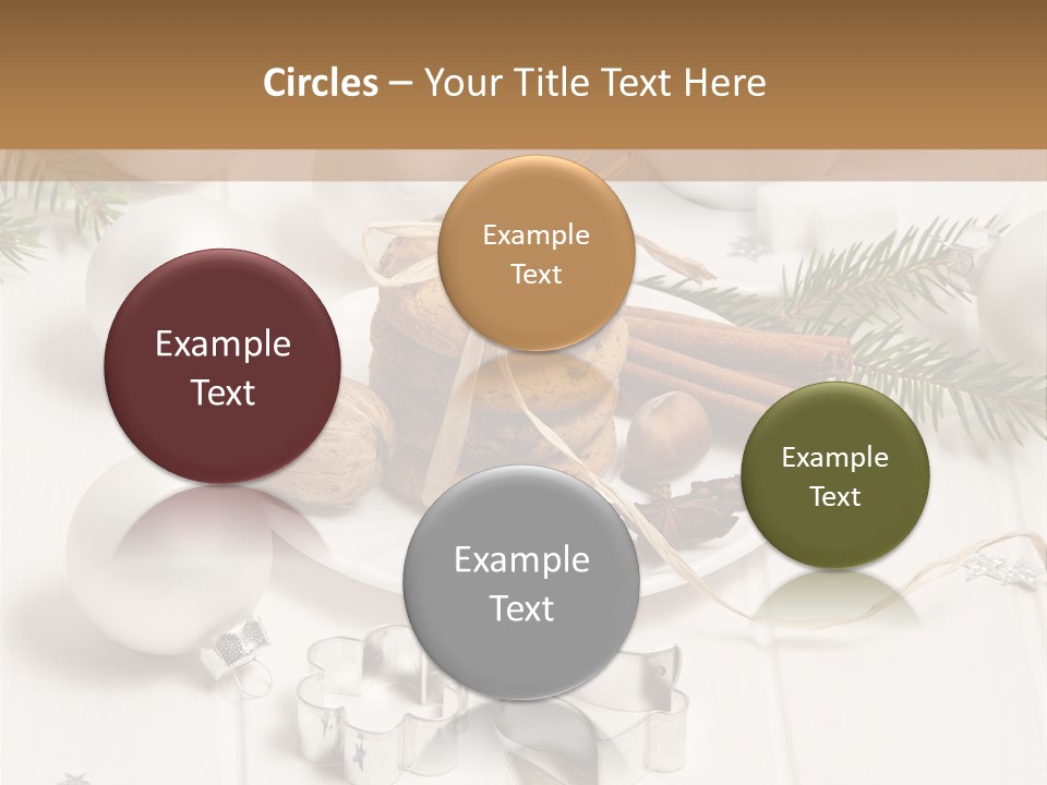 Cinnamon Chocolate Cut PowerPoint Template