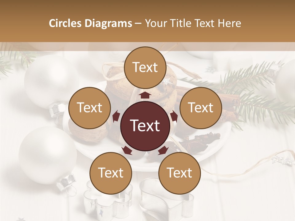 Cinnamon Chocolate Cut PowerPoint Template