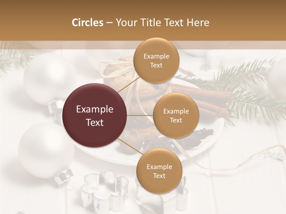 Cinnamon Chocolate Cut PowerPoint Template