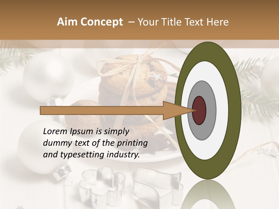 Cinnamon Chocolate Cut PowerPoint Template