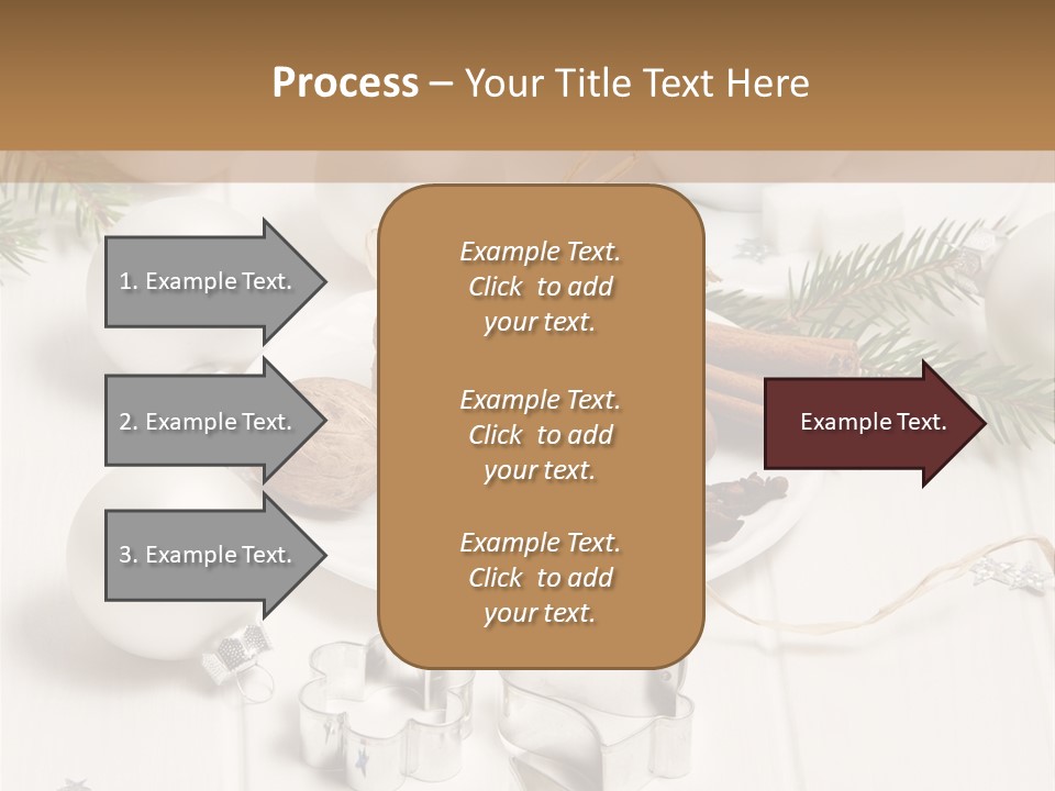 Cinnamon Chocolate Cut PowerPoint Template