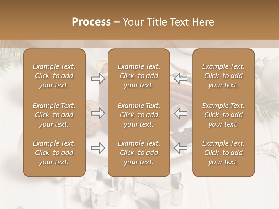 Cinnamon Chocolate Cut PowerPoint Template