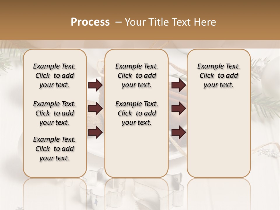 Cinnamon Chocolate Cut PowerPoint Template