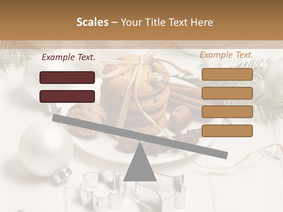 Cinnamon Chocolate Cut PowerPoint Template