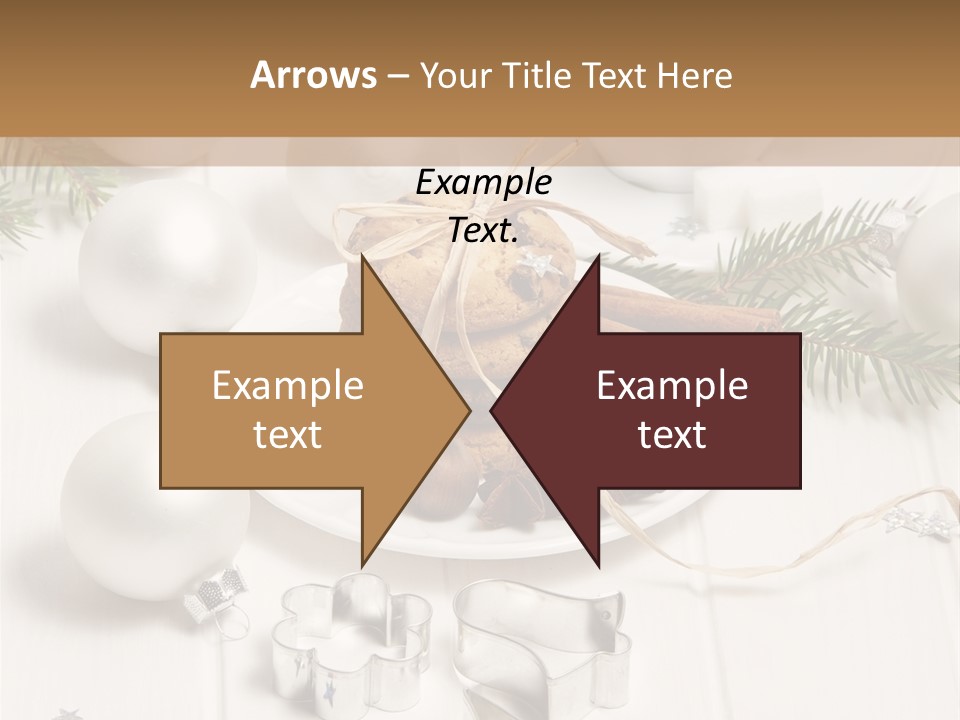 Cinnamon Chocolate Cut PowerPoint Template