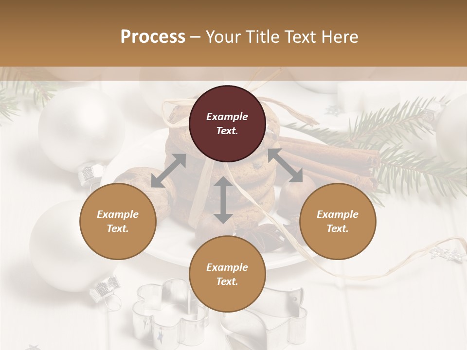 Cinnamon Chocolate Cut PowerPoint Template