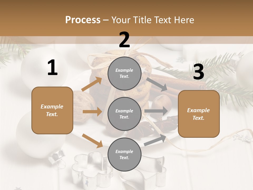 Cinnamon Chocolate Cut PowerPoint Template