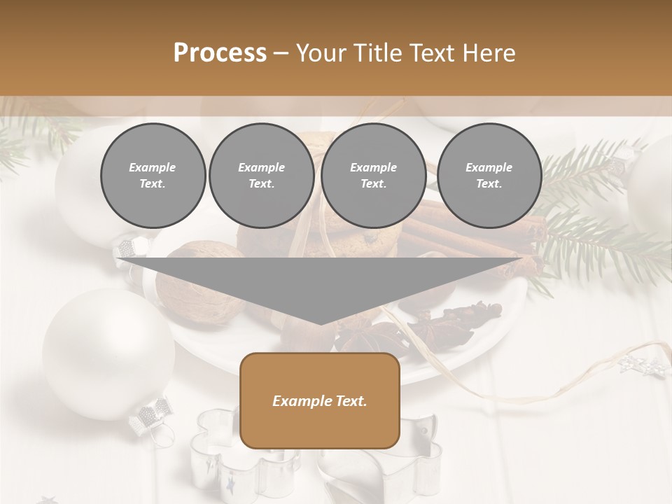 Cinnamon Chocolate Cut PowerPoint Template
