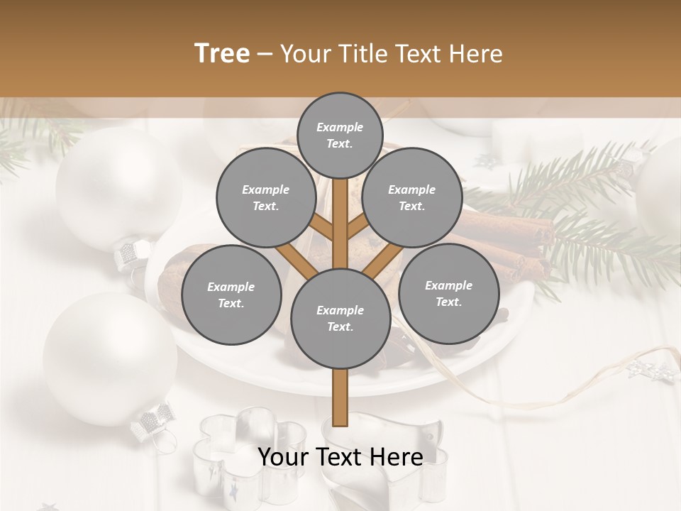 Cinnamon Chocolate Cut PowerPoint Template