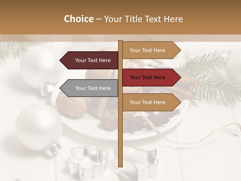 Cinnamon Chocolate Cut PowerPoint Template