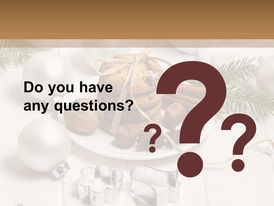 Cinnamon Chocolate Cut PowerPoint Template