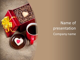 Mug Cafe Source PowerPoint Template