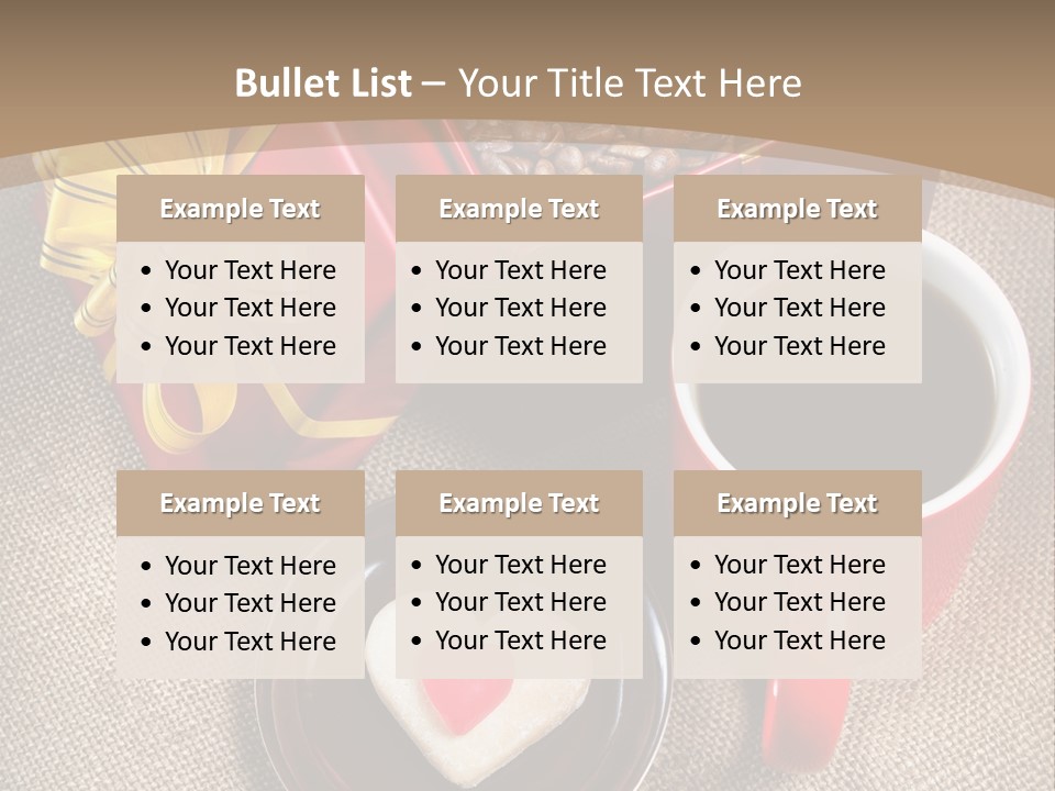 Mug Cafe Source PowerPoint Template