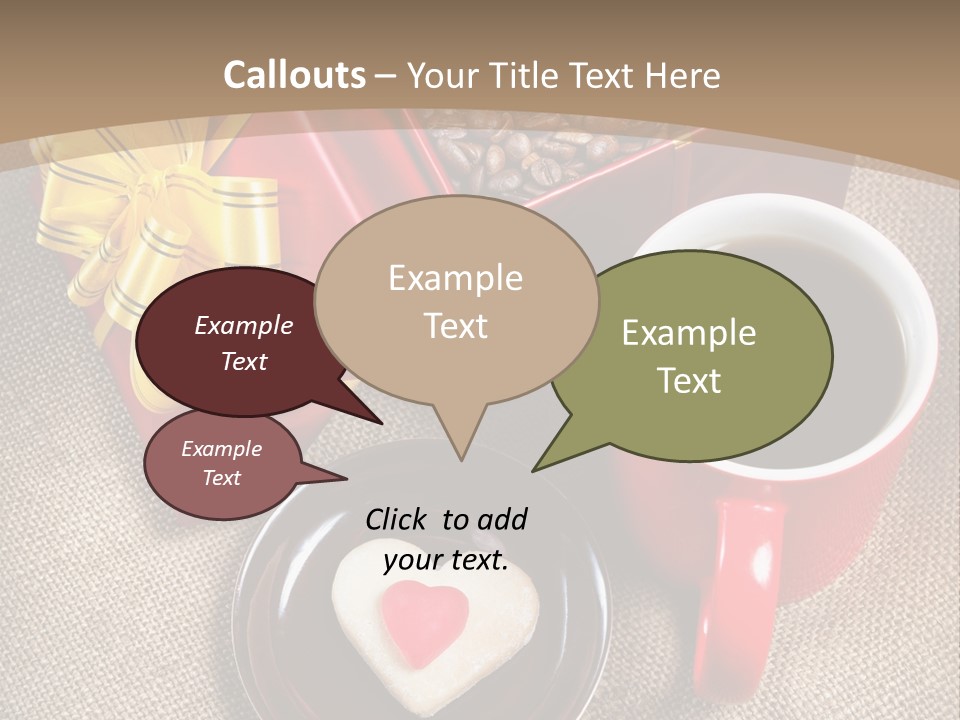 Mug Cafe Source PowerPoint Template