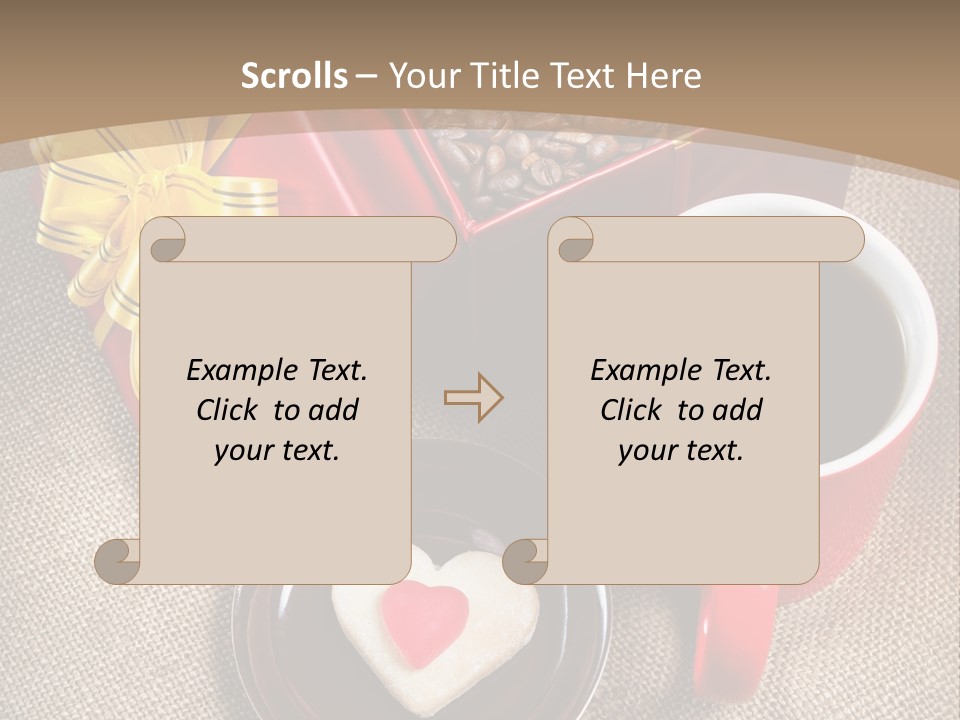 Mug Cafe Source PowerPoint Template