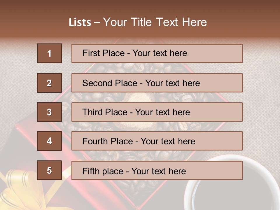 Concept Cafe Coffee PowerPoint Template