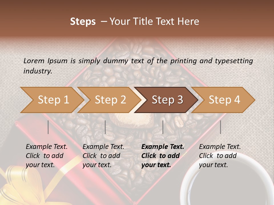 Concept Cafe Coffee PowerPoint Template