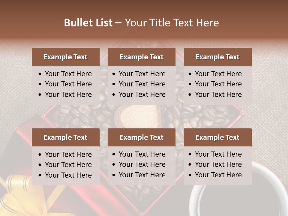Concept Cafe Coffee PowerPoint Template