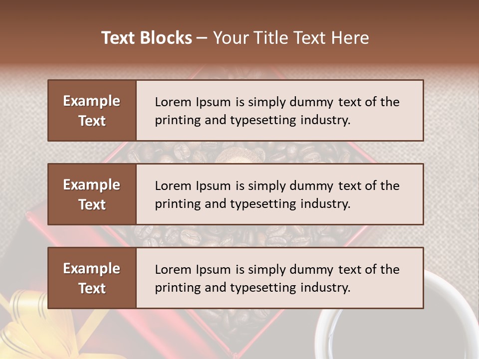 Concept Cafe Coffee PowerPoint Template