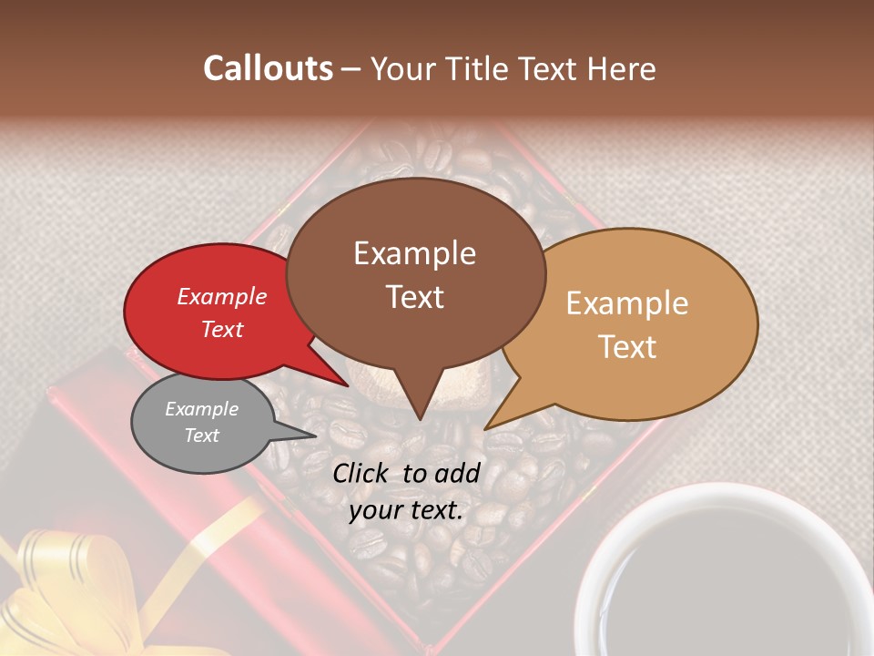 Concept Cafe Coffee PowerPoint Template