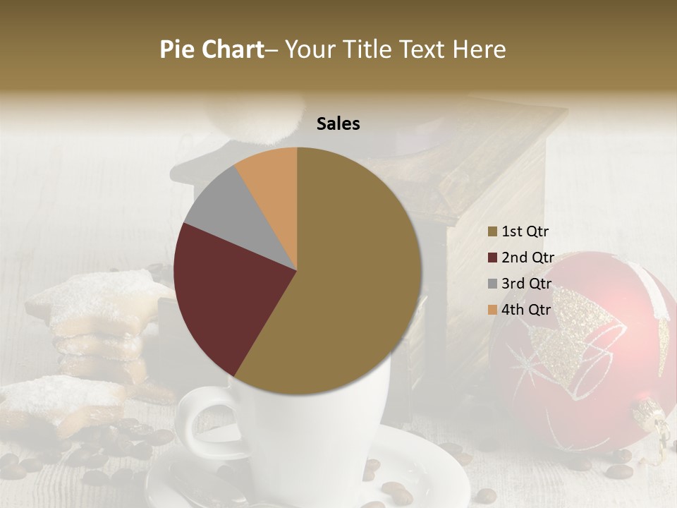 Sweet Wooden Plate PowerPoint Template