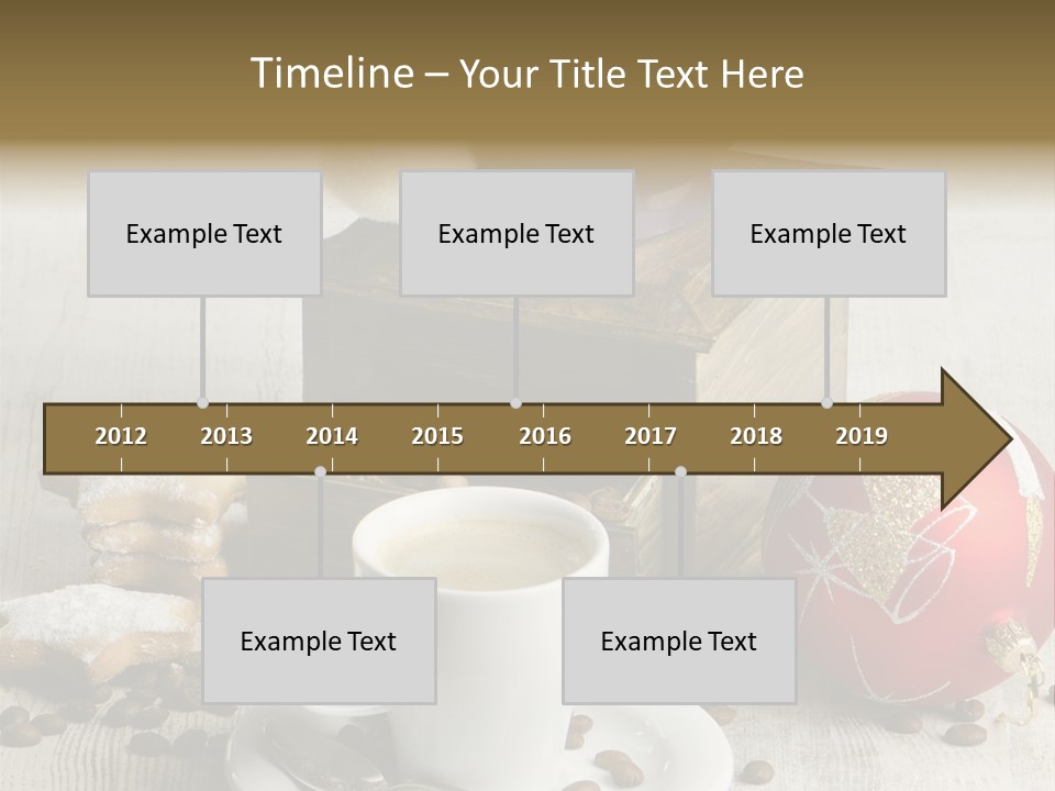 Sweet Wooden Plate PowerPoint Template