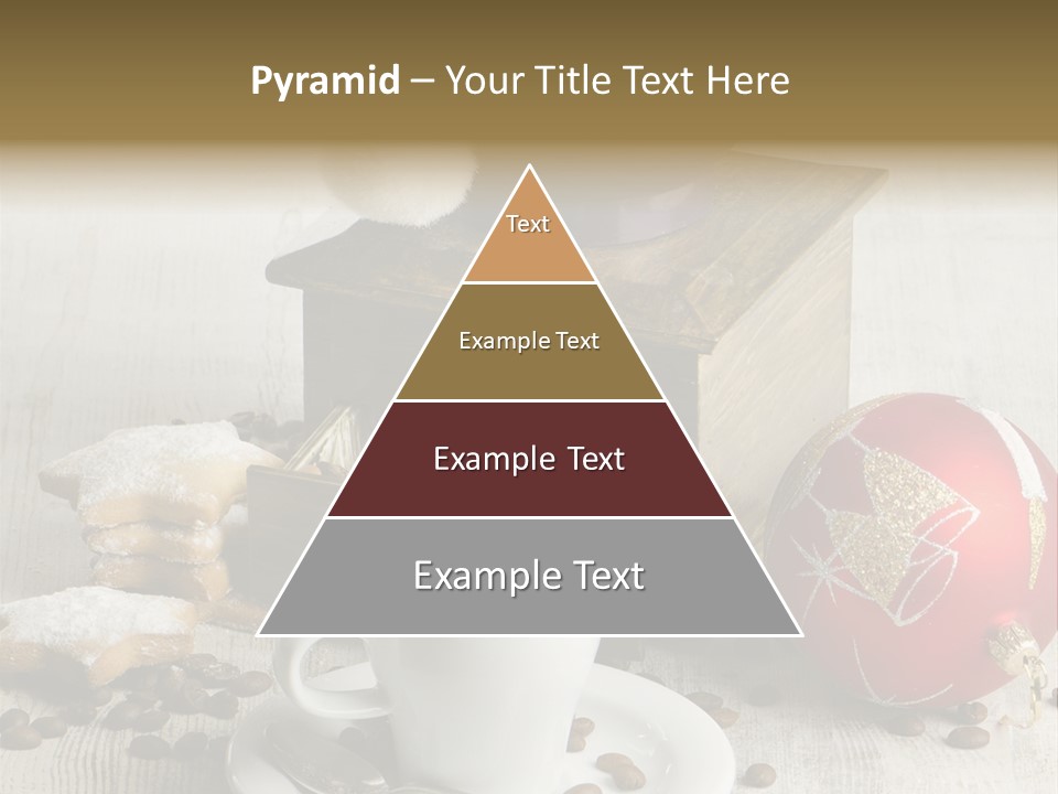 Sweet Wooden Plate PowerPoint Template