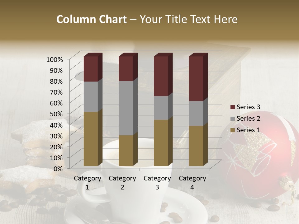 Sweet Wooden Plate PowerPoint Template