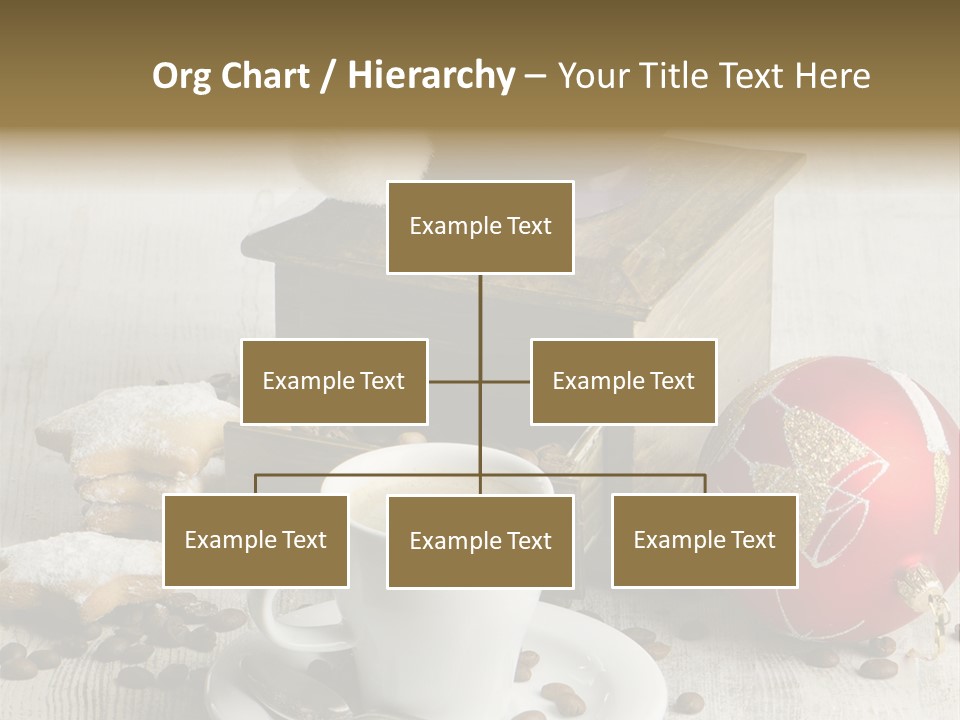 Sweet Wooden Plate PowerPoint Template